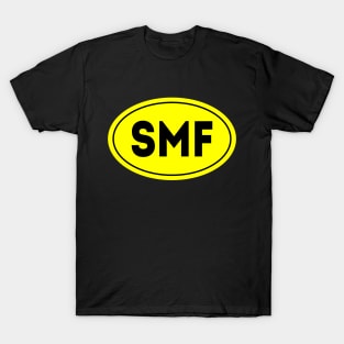 SMF Airport Code Sacramento International Airport USA T-Shirt